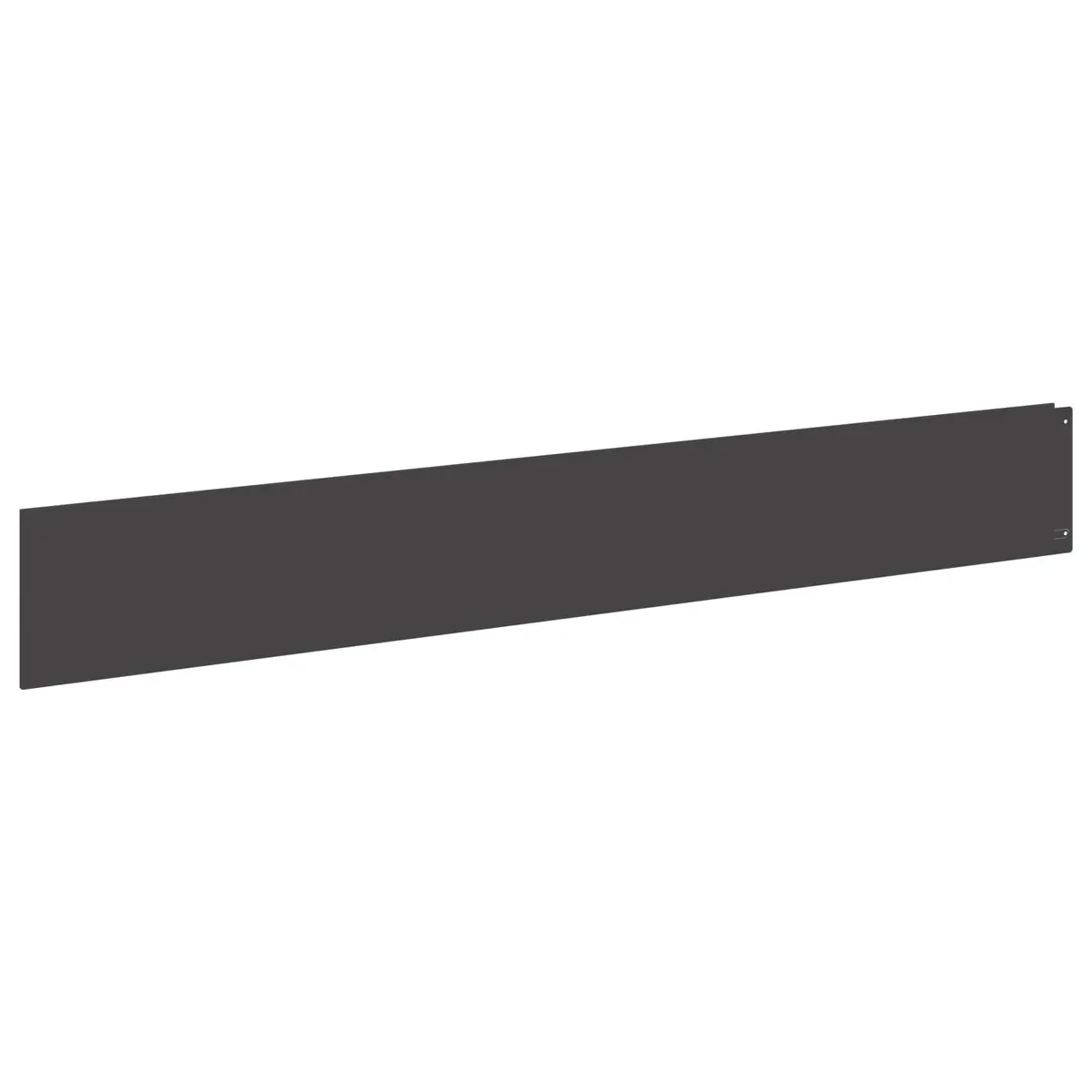 Lawn Edging Steel 100x15cm Black 10 Piece