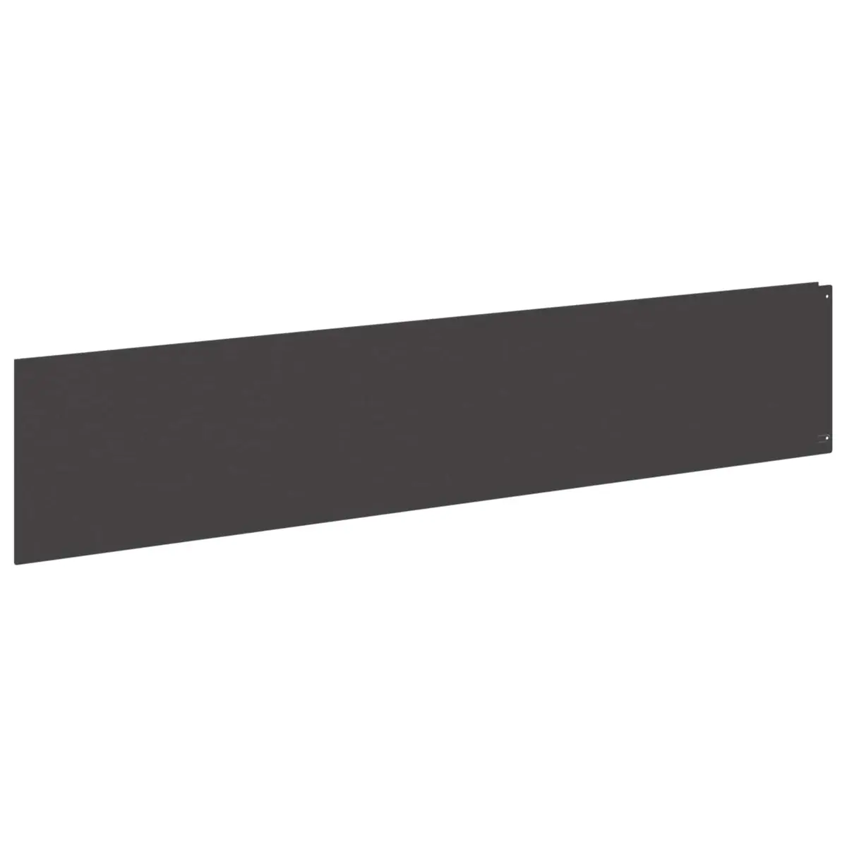 Steel Lawn Edging 100x22cm Black