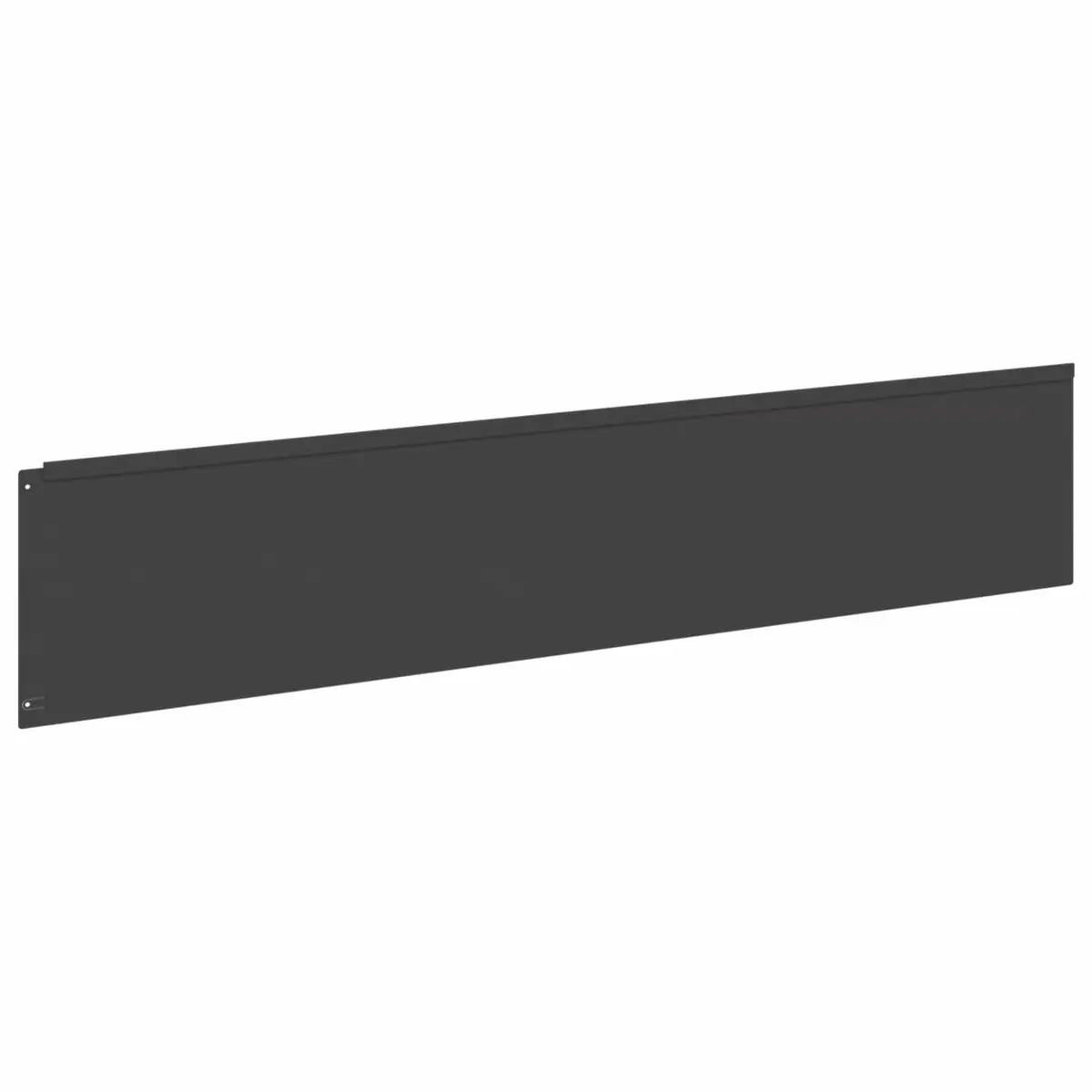 Steel Lawn Edging 100x22cm Black