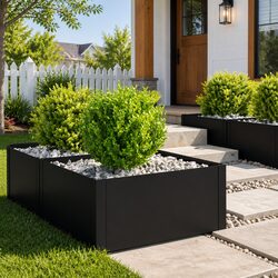 Premium Steel Garden Lawn Edging Set of 4