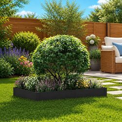 Durable Steel Garden Lawn Edging Border 100x60x20cm