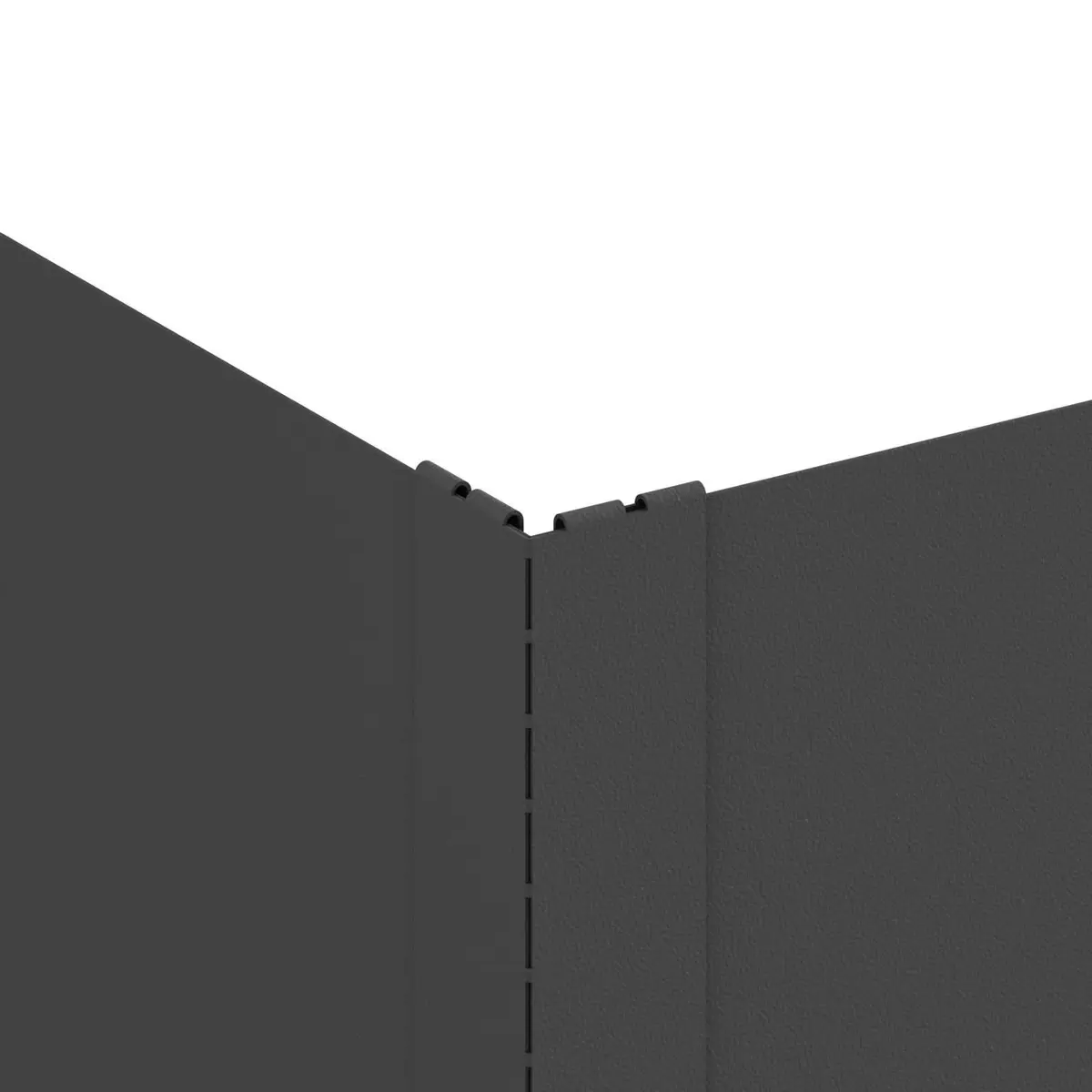 Garden Lawn Edging Border 4 Pieces Steel Black 100x60x20cm Landscape Pathway