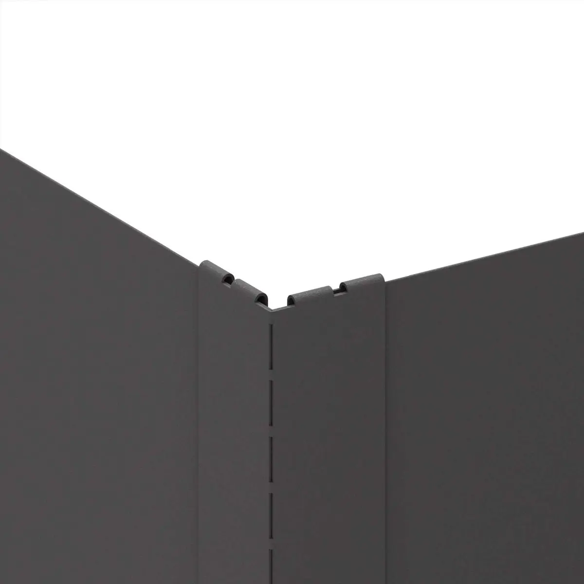 Steel Landscape Border Edging 100x100x20cm Black