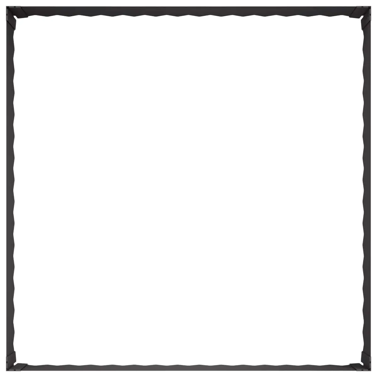 Garden Edging Steel Border 100x100x35cm Black