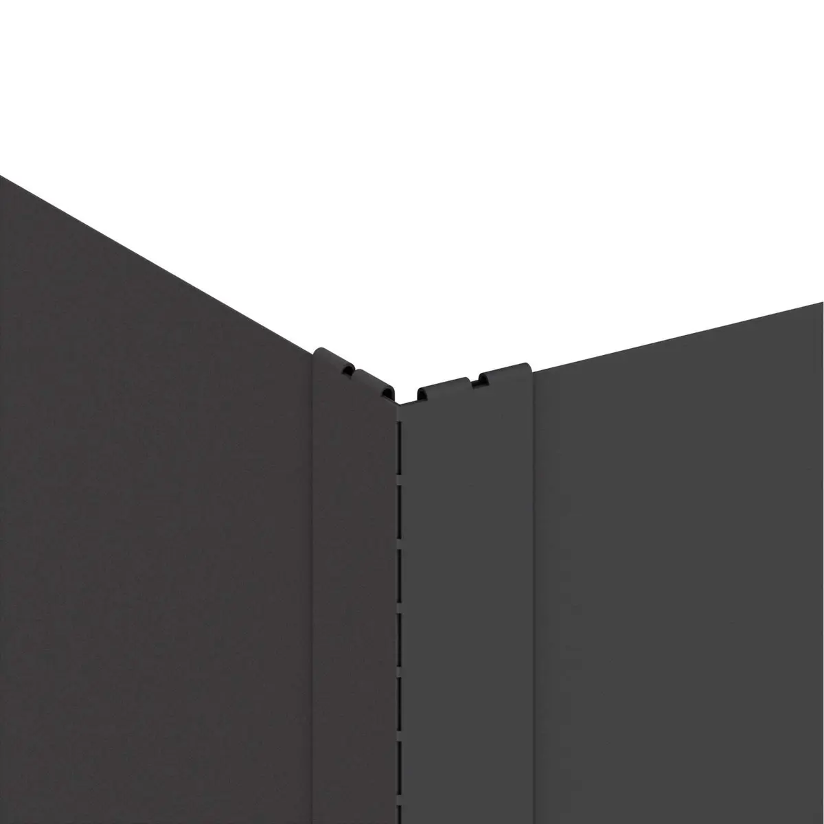 Garden Edging Steel Border 100x100x35cm Black