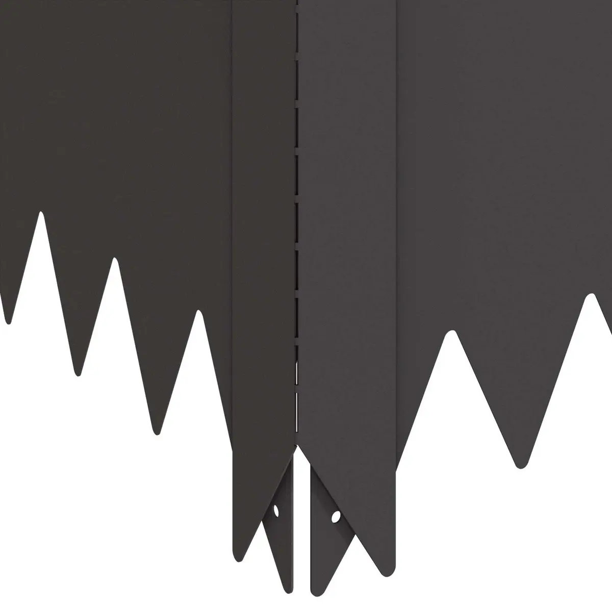 Garden Edging Steel Border 100x100x35cm Black