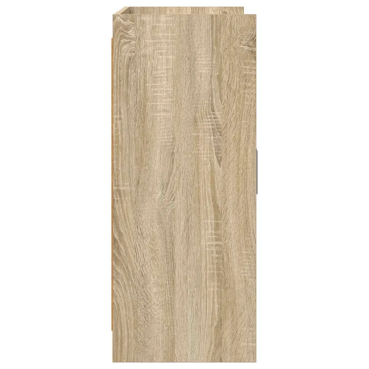 Brown Engineered Wood Sideboard Cabinet for Storage