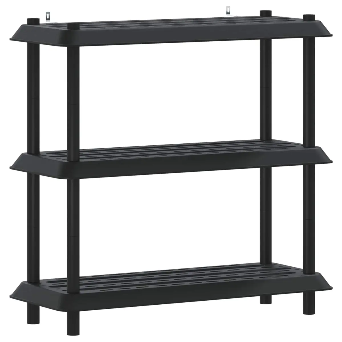 3-Tier Shelving Unit PP 100x40x96cm Anthracite