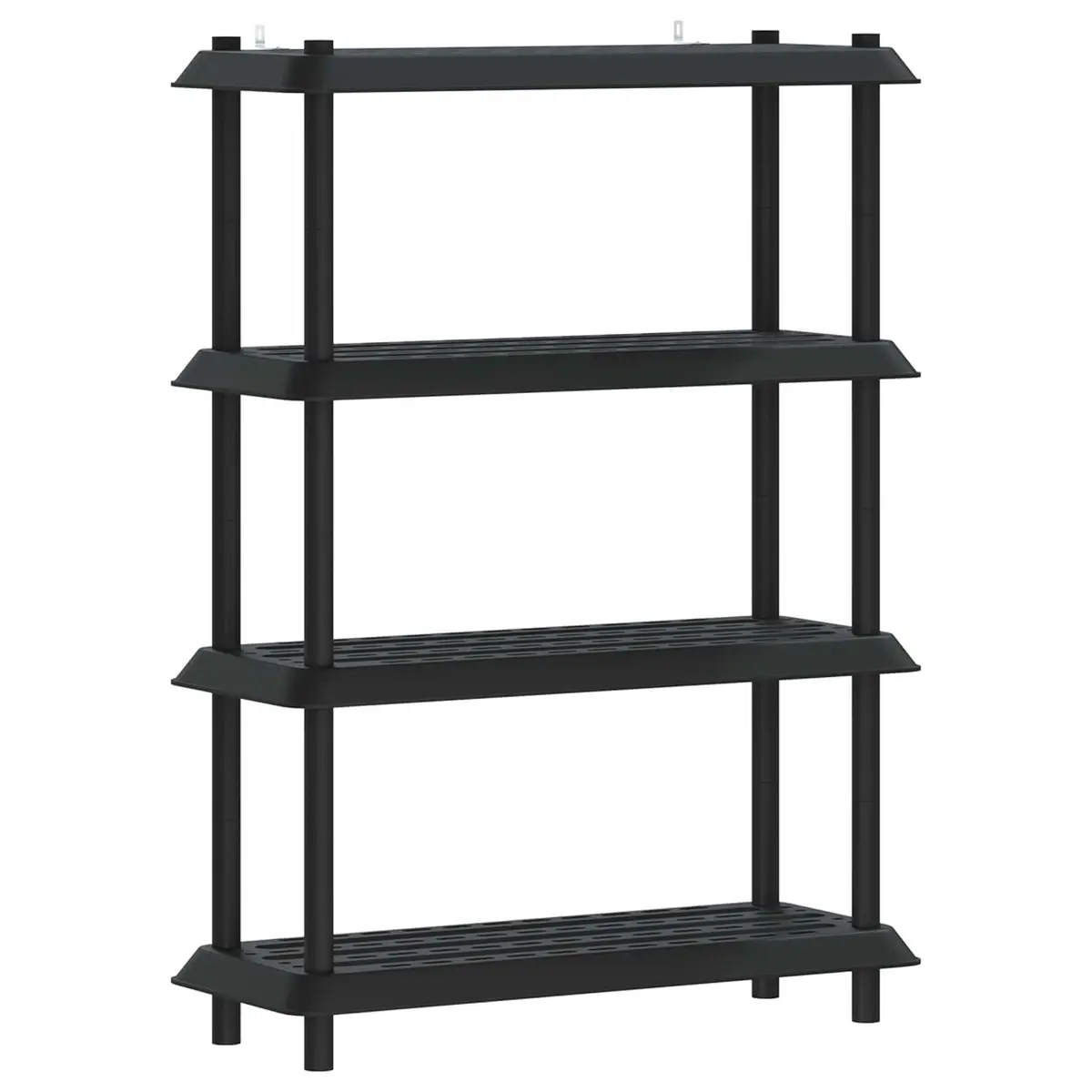 4-Tier Shelving Unit PP 100 x 40 x 136.5 cm Anthracite