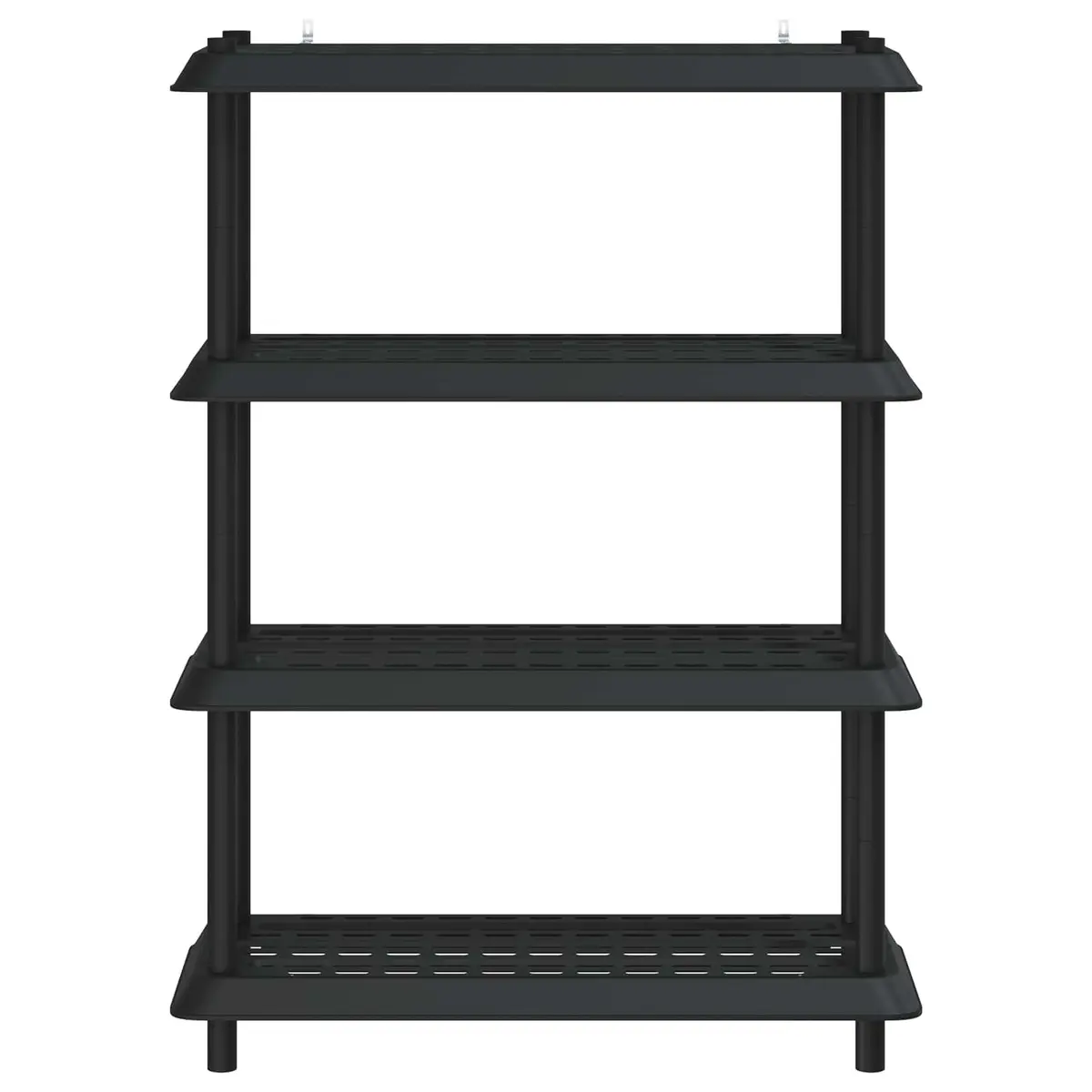 4-Tier Shelving Unit PP 100 x 40 x 136.5 cm Anthracite