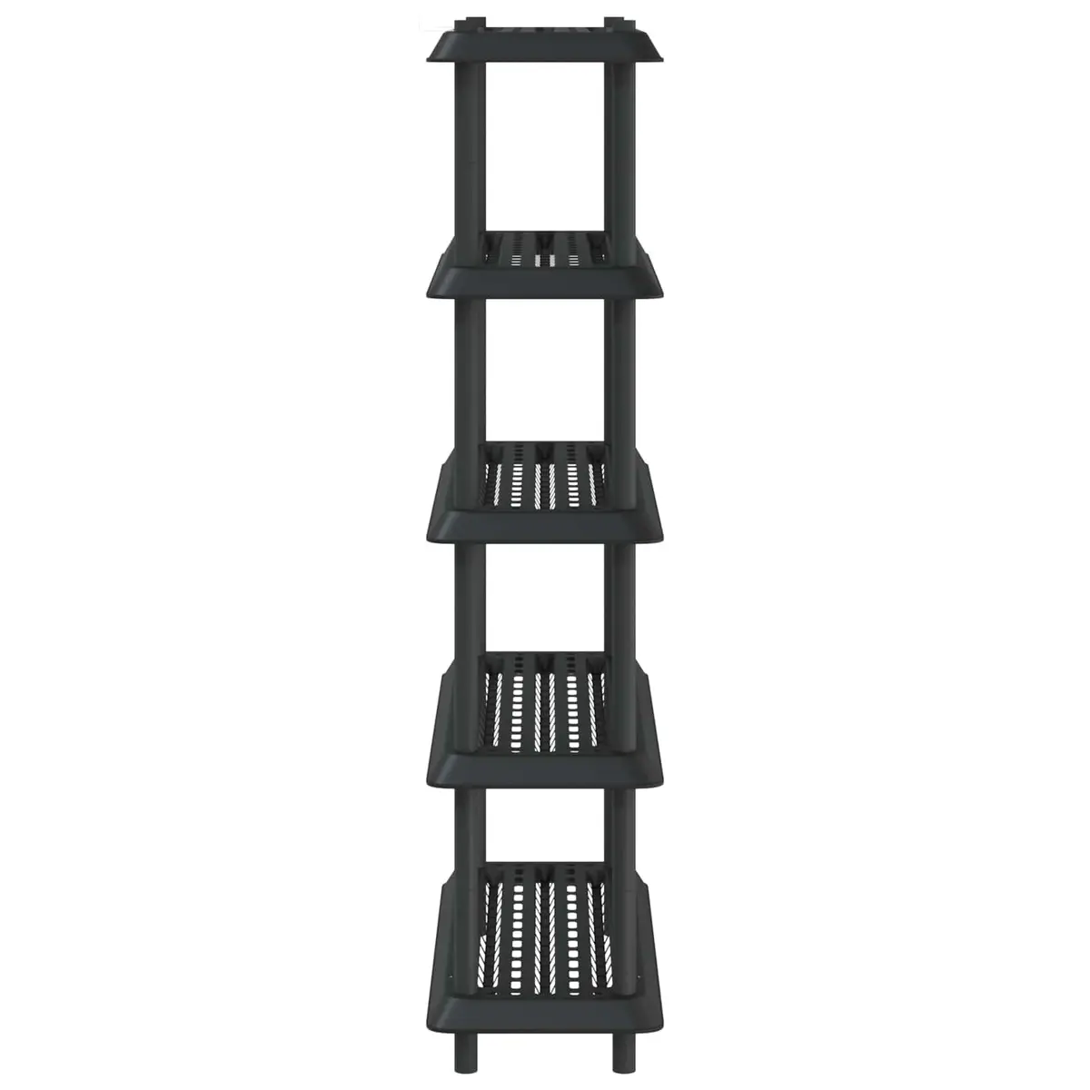 5-Tier Shelving Unit PP 100 x 40 x 177 cm Anthracite