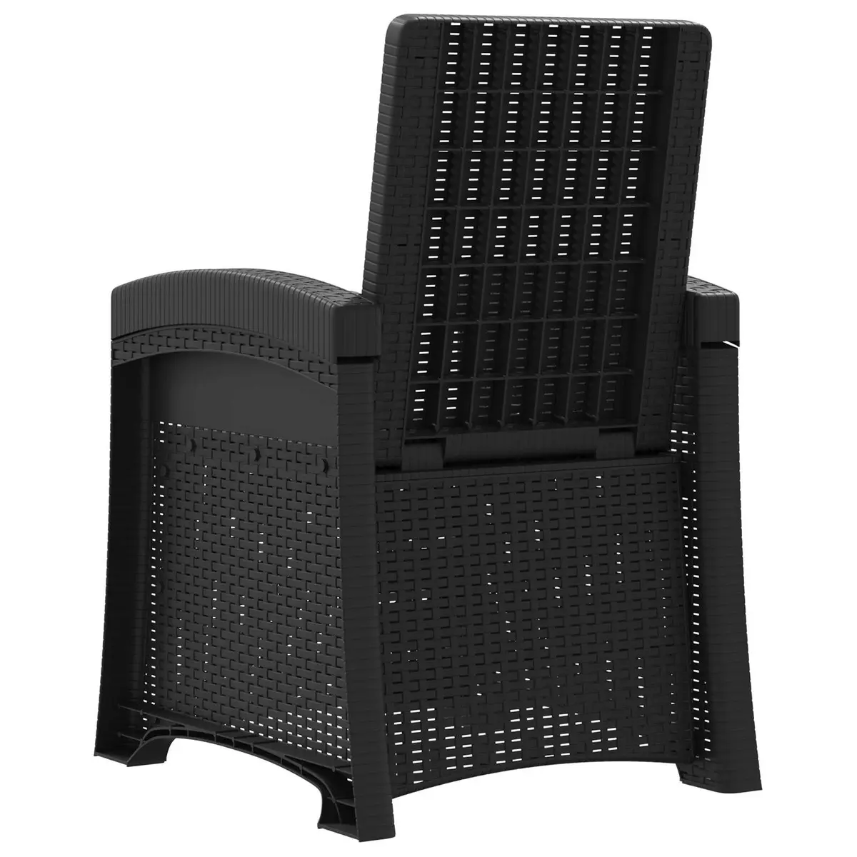 Reclining Garden Chair with Adjustable Backrest