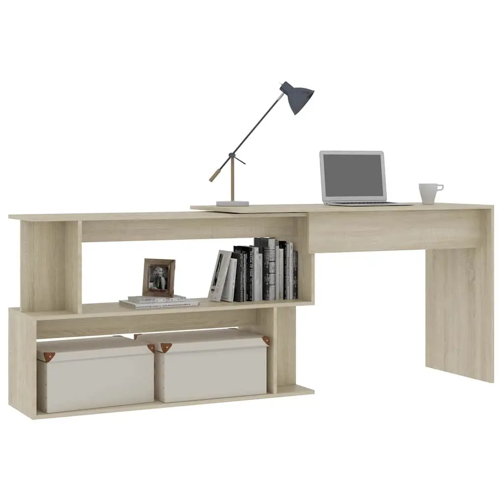 Rotatable Corner Desk for Home Offices