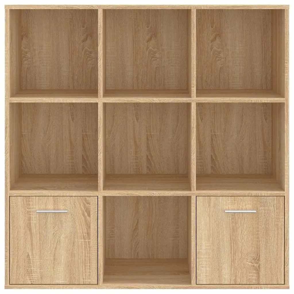 Book Cabinet Engineered Wood 98x30x98 cm Brown