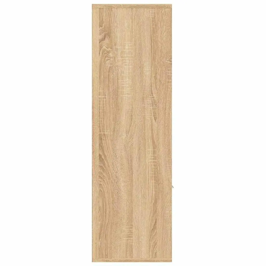 Book Cabinet Engineered Wood 98x30x98 cm Brown