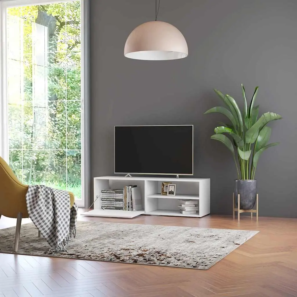 TV Cabinet Engineered Wood 120 x 34 x 37 cm White