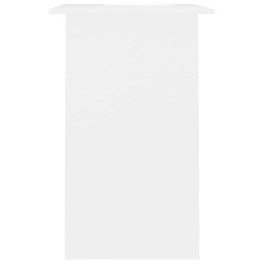 White 90cm Computer Desk with Storage Shelf