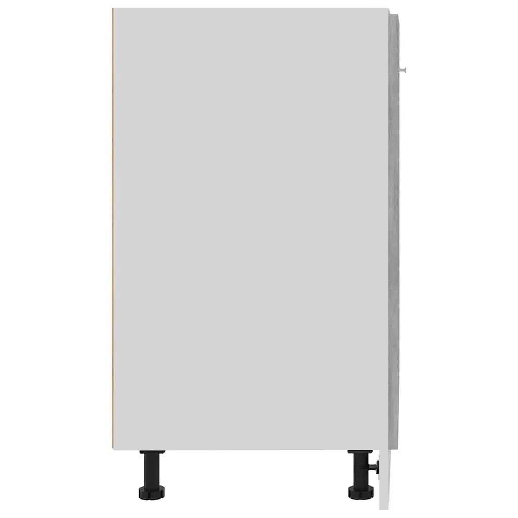 Grey Storage Cupboard with Two Doors and Shelves