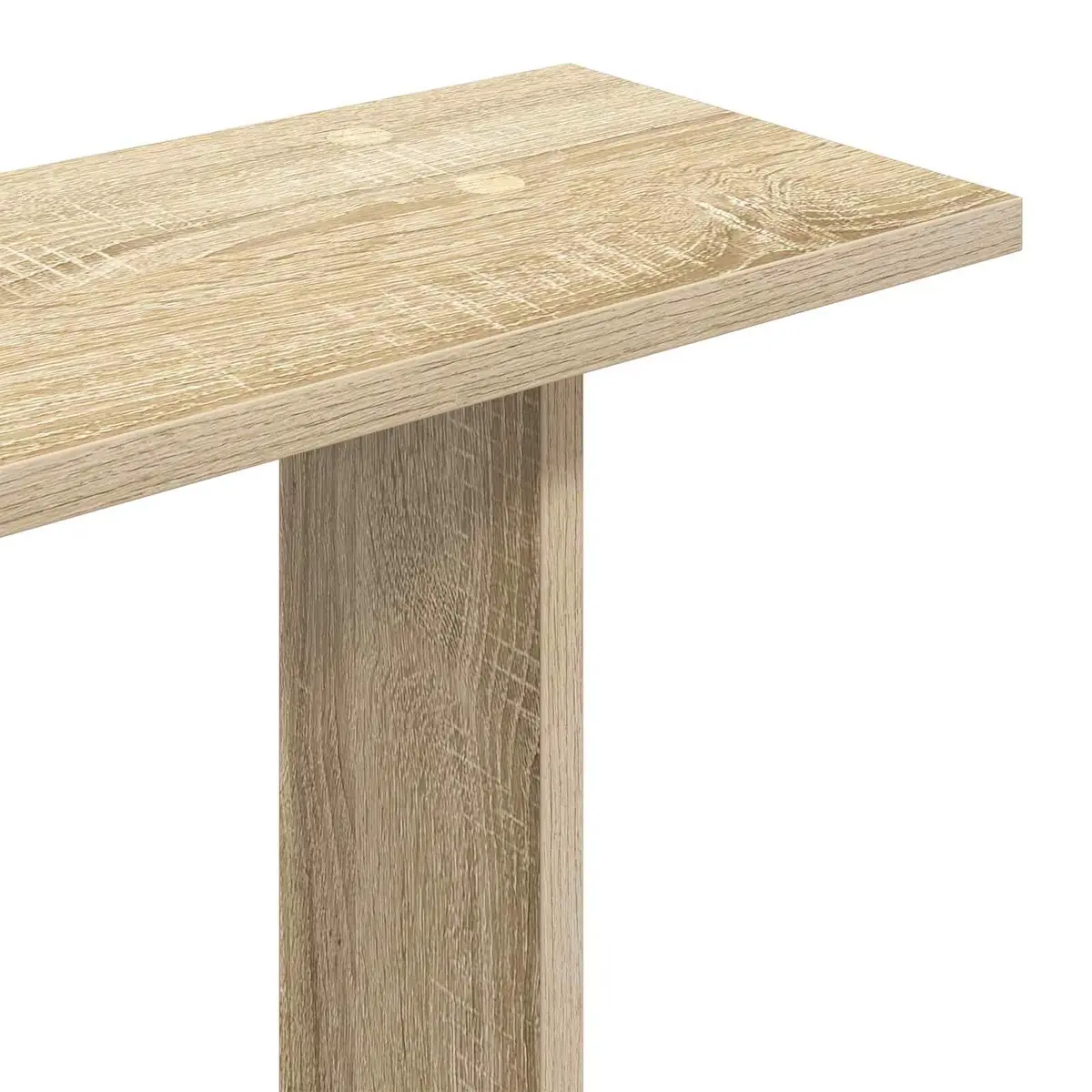 Brown Engineered Wood Wall Shelf Unit for Storage