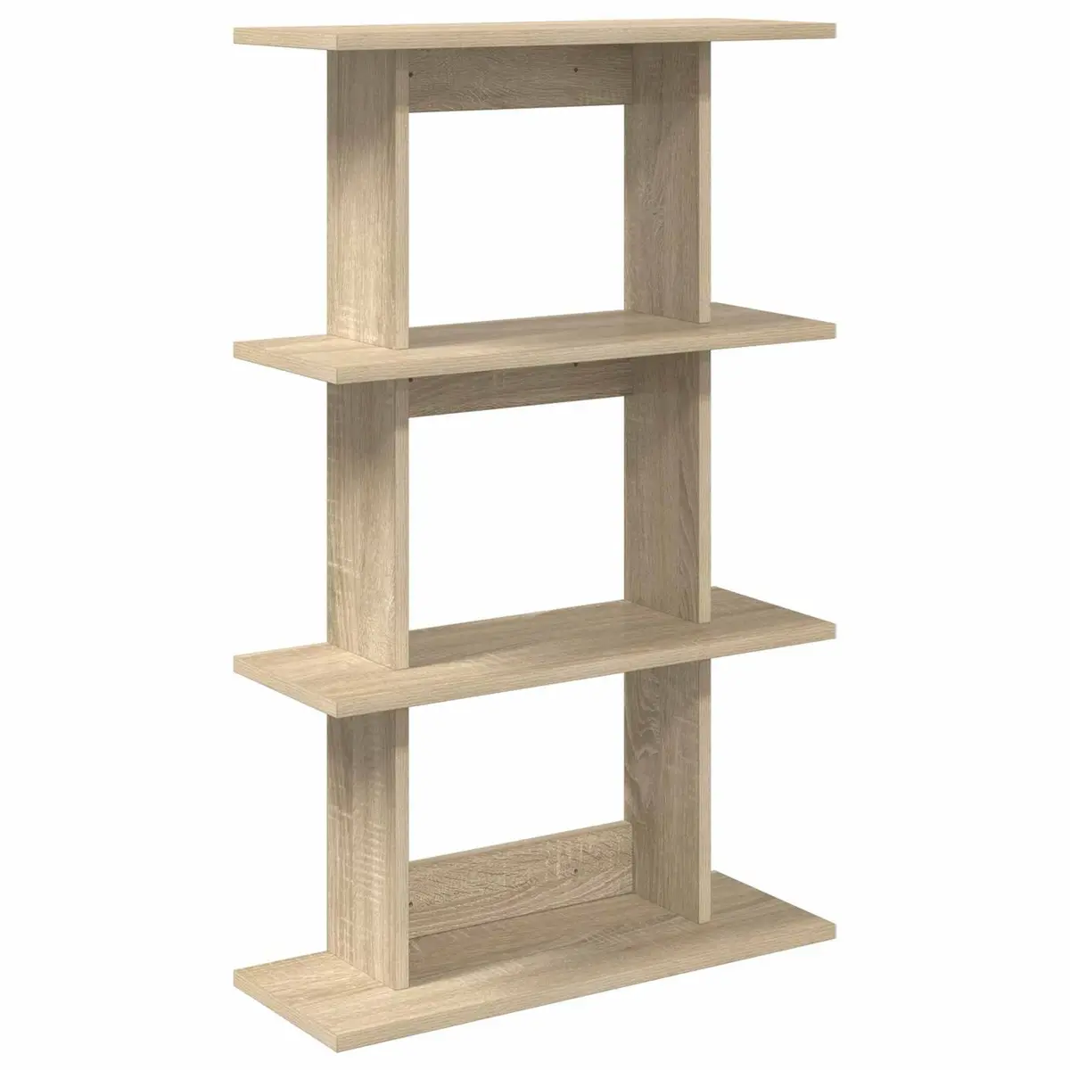Brown Sonoma Oak Wall-Mounted Shelf for Display