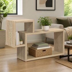 Brown Wall-Mounted Shelf for Modern Living Spaces