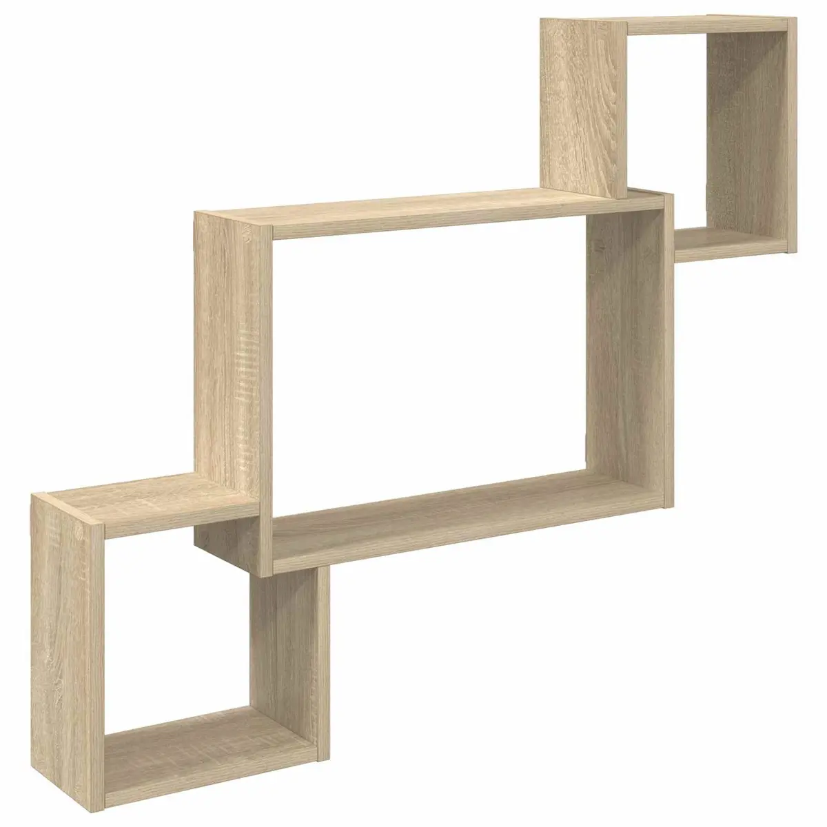 Wall-Mounted Shelf in Sonoma Oak Brown