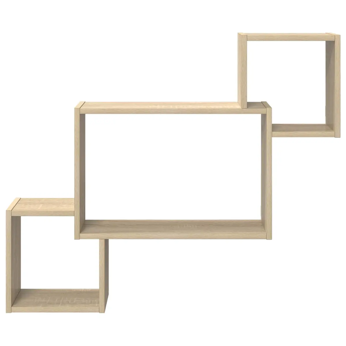 Wall-Mounted Shelf in Sonoma Oak Brown