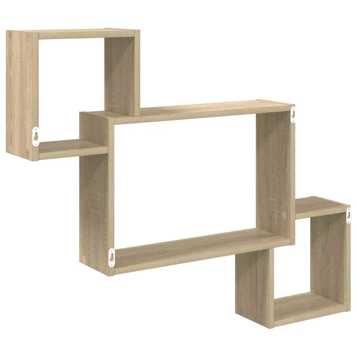 Wall-Mounted Shelf in Sonoma Oak Brown