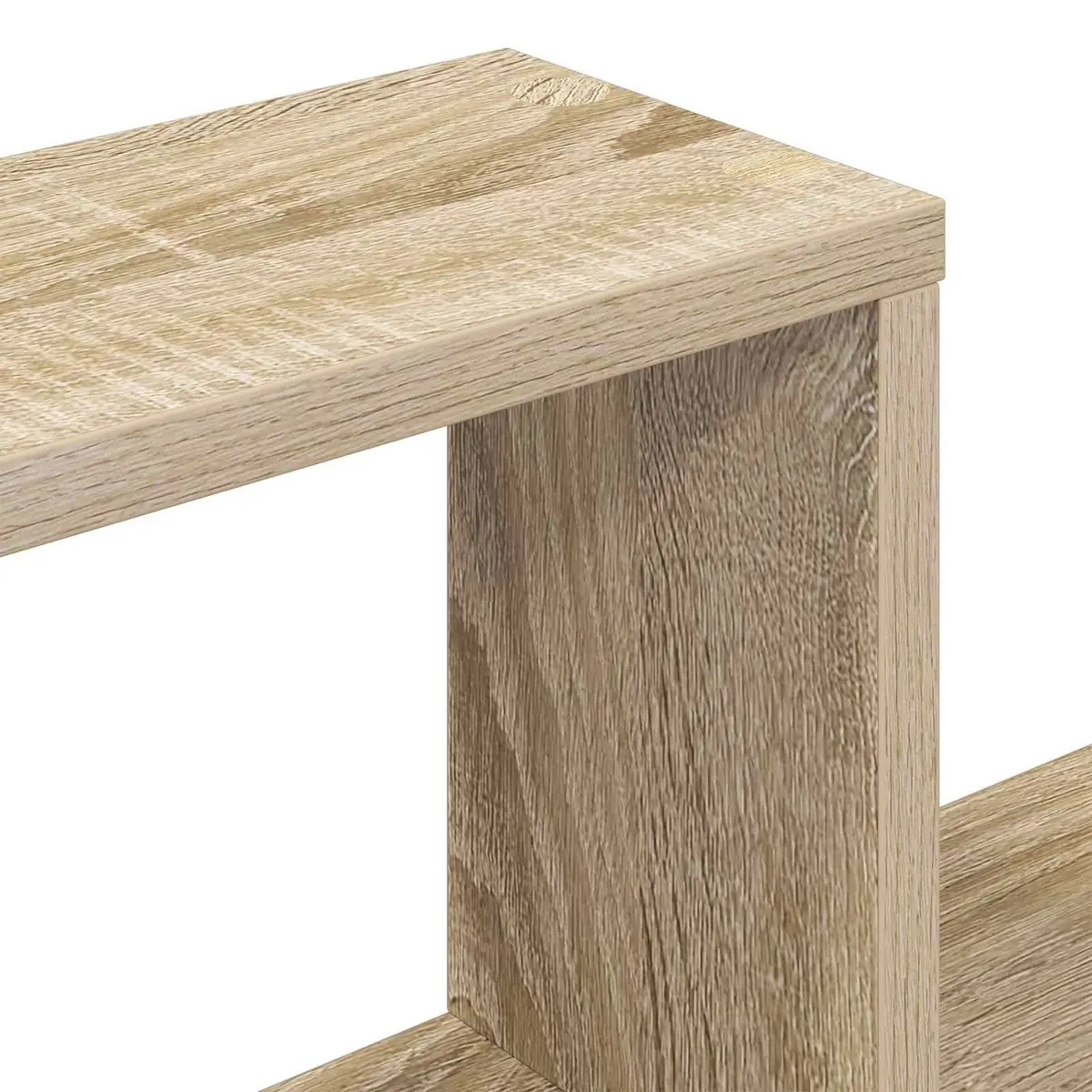 Brown Sonoma Oak Wall Cube Shelves for Display