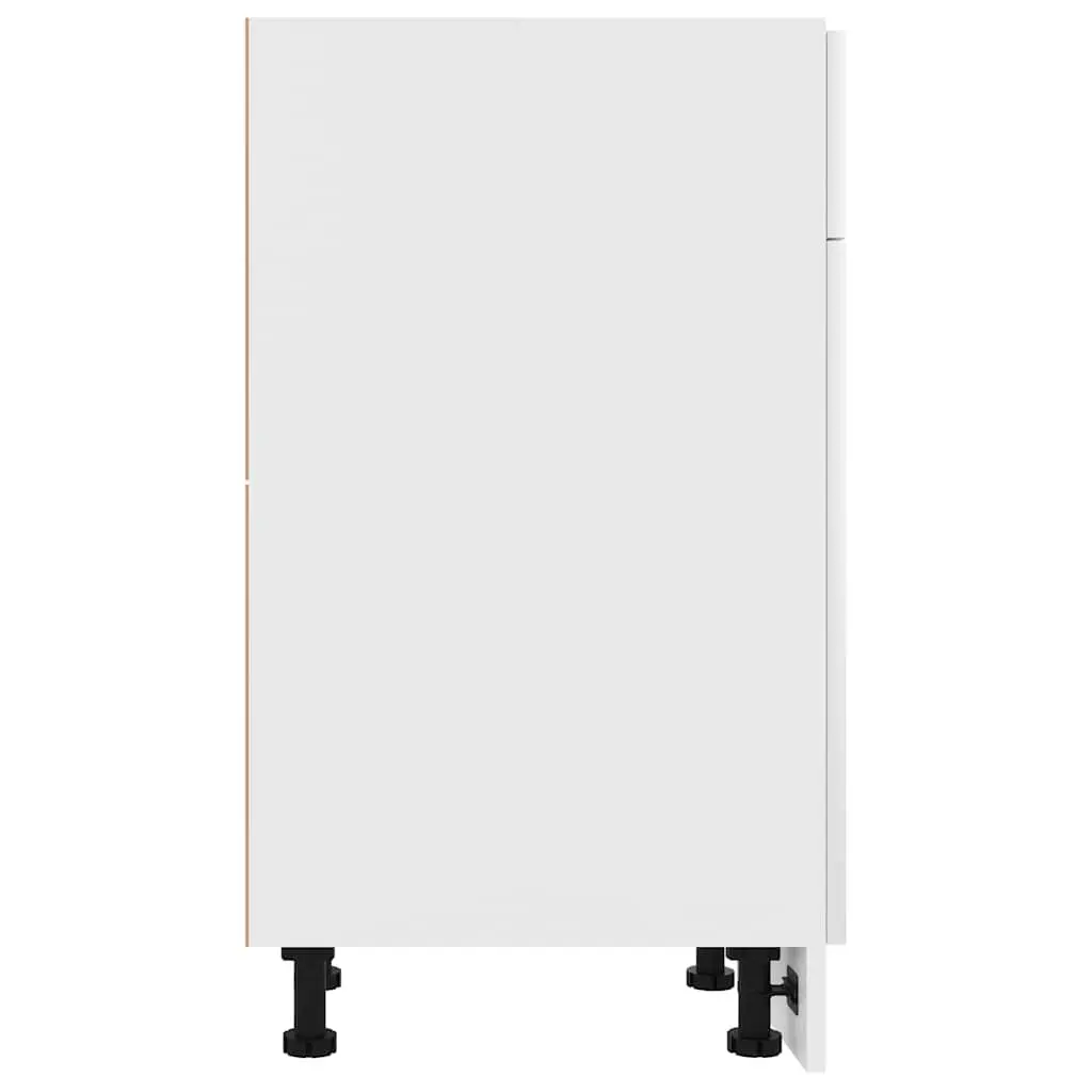 Drawer Cabinet Engineered Wood 46x30x81.5cm White