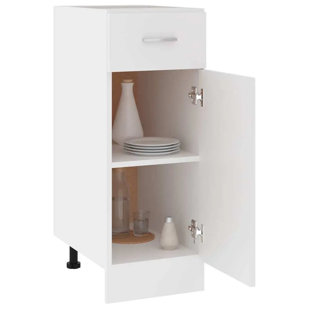 Drawer Cabinet Engineered Wood 46x30x81.5cm White