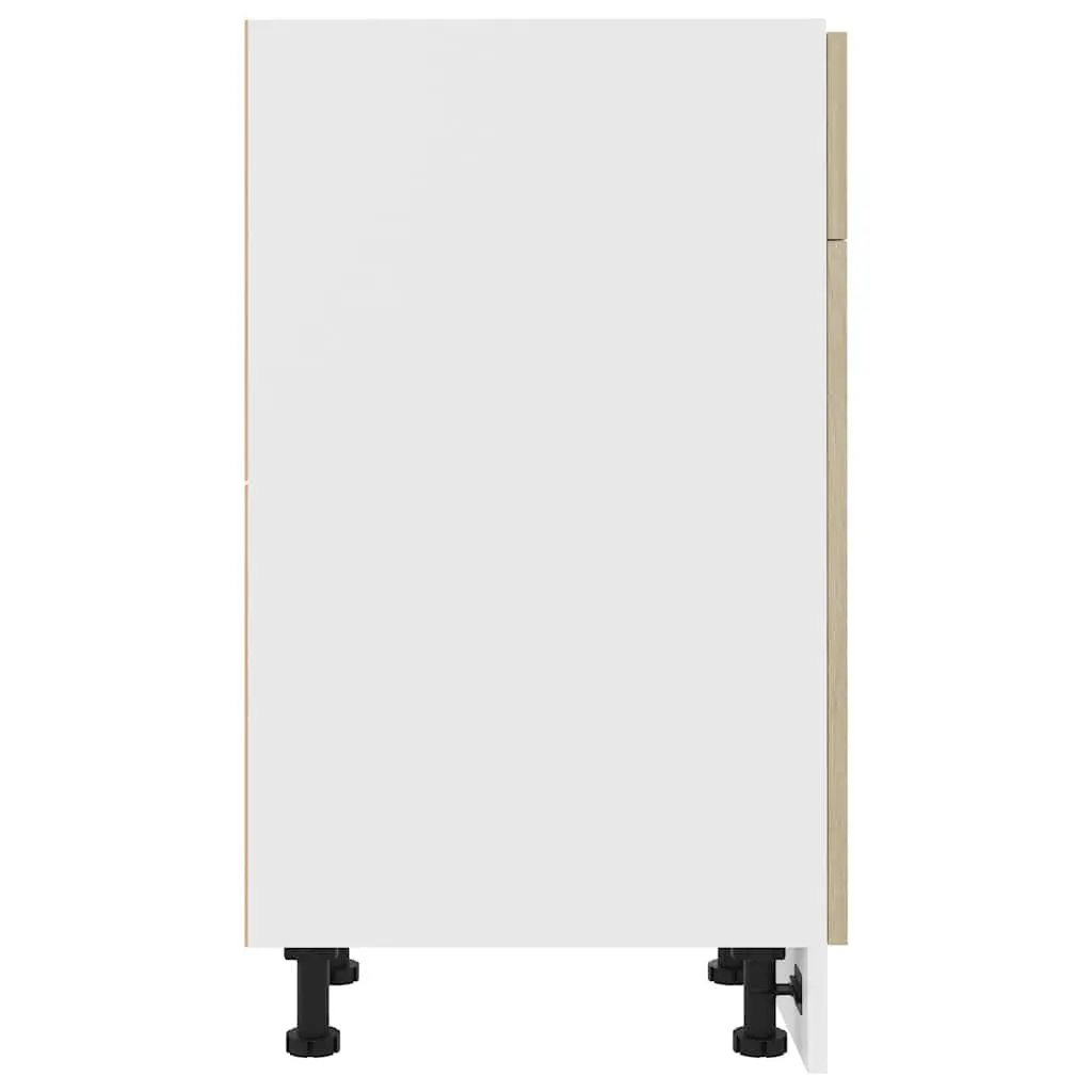 Brown Engineered Wood Kitchen Storage Cabinet
