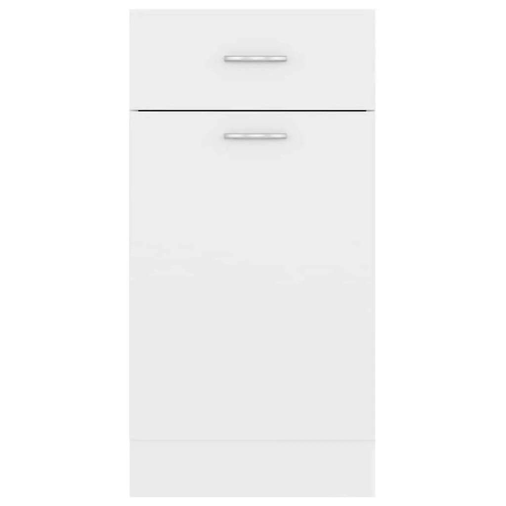 White Kitchen Drawer Storage Sideboard 40x46x81.5cm