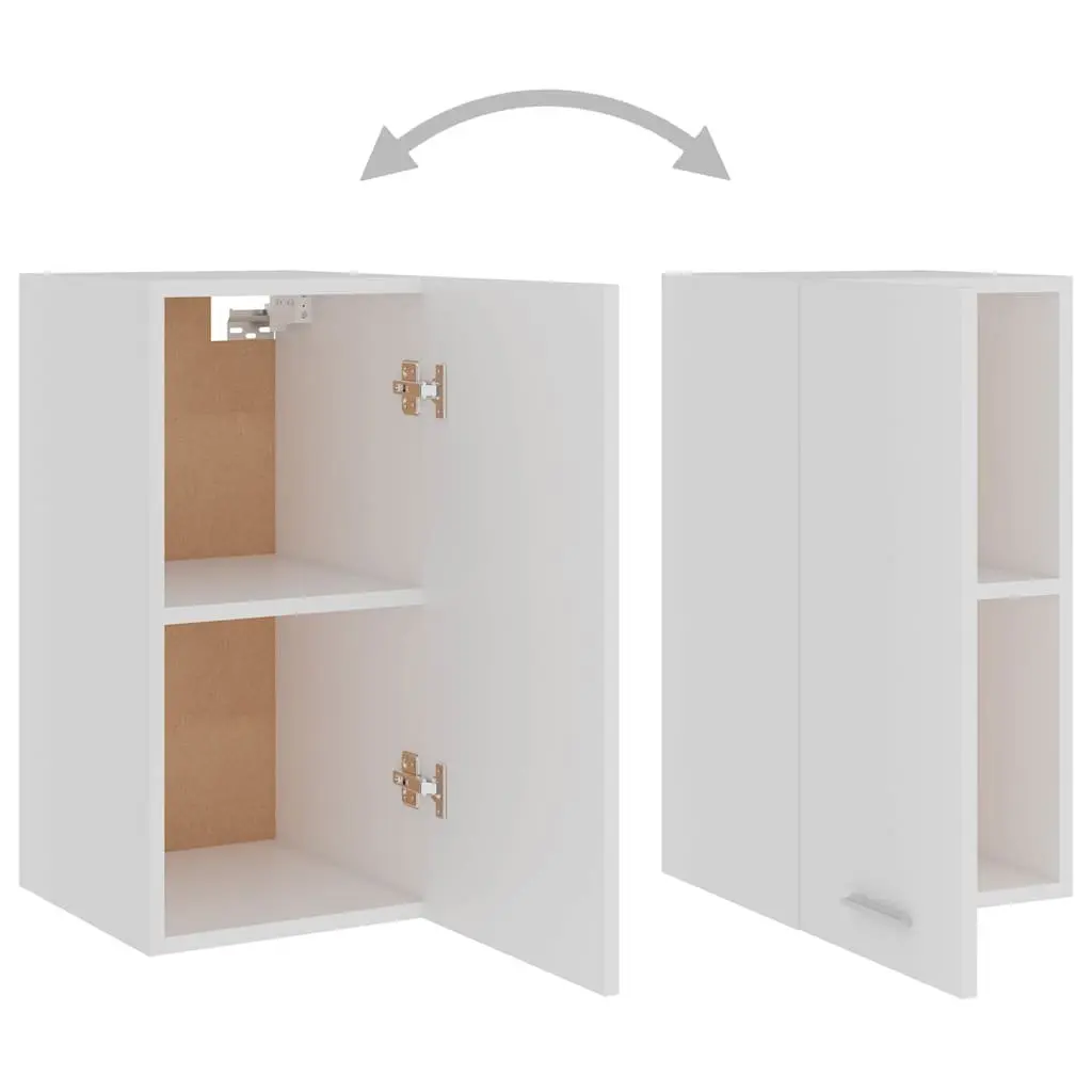Wall-Mounted Kitchen Cabinet Engineered Wood 29.5x31x60cm White