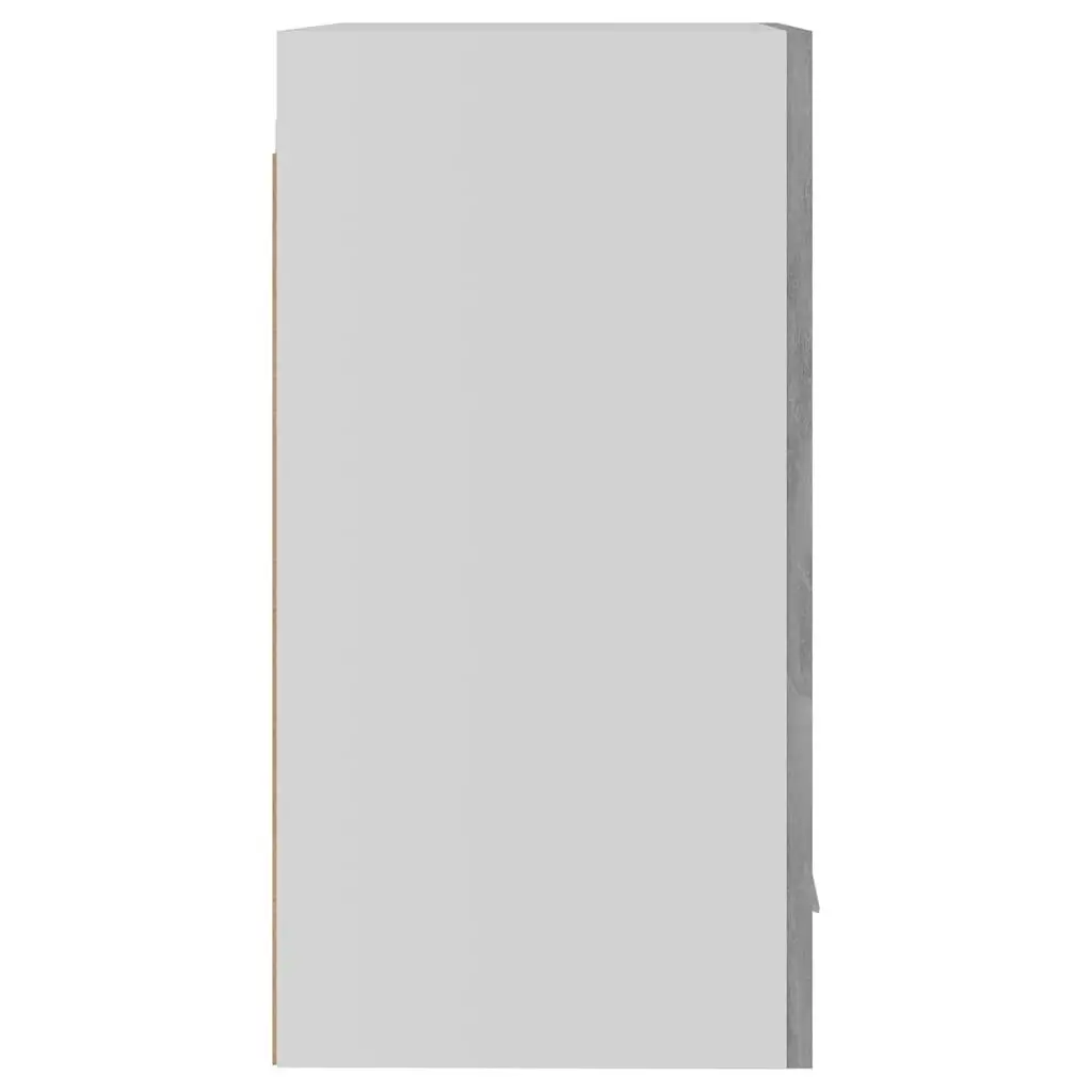 Grey Hanging Kitchen Cabinet with Shelves