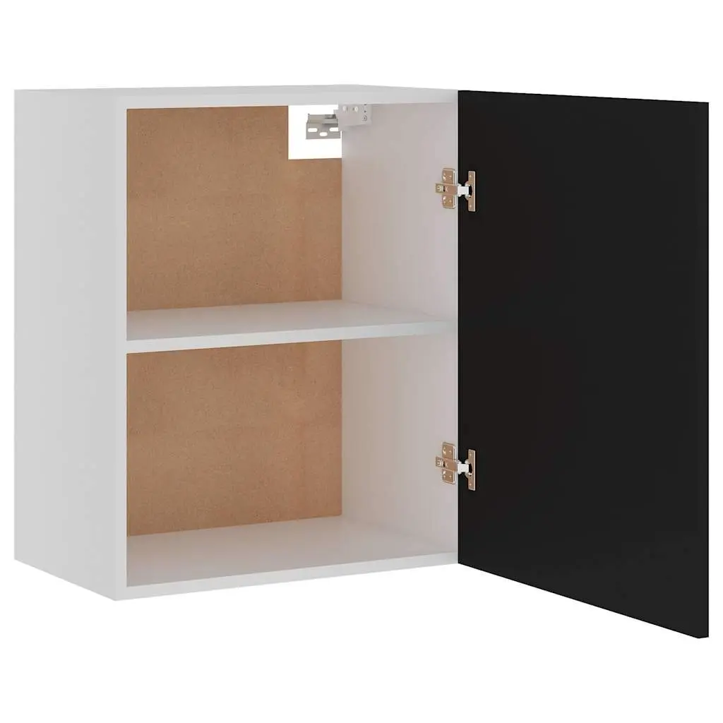Wall Mount Black Kitchen Storage Cabinet