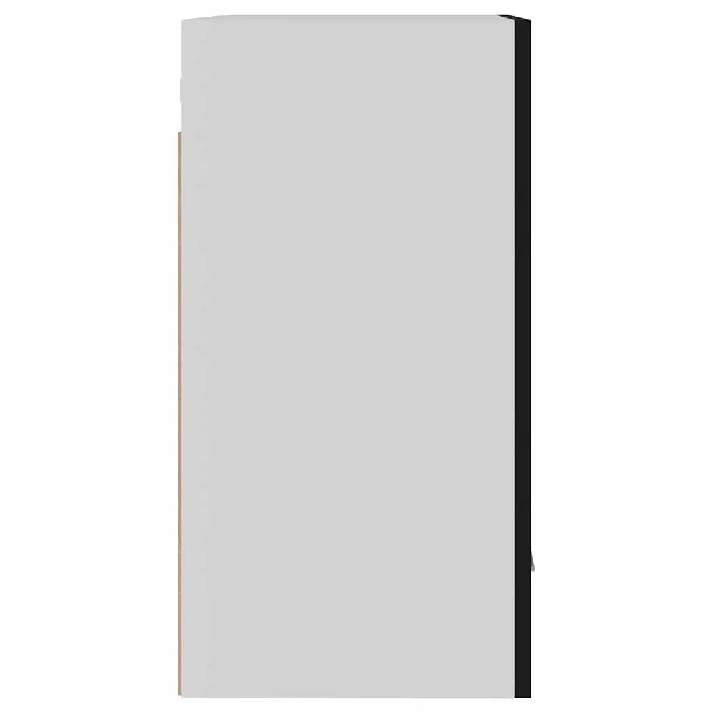 Wall Mount Black Kitchen Storage Cabinet