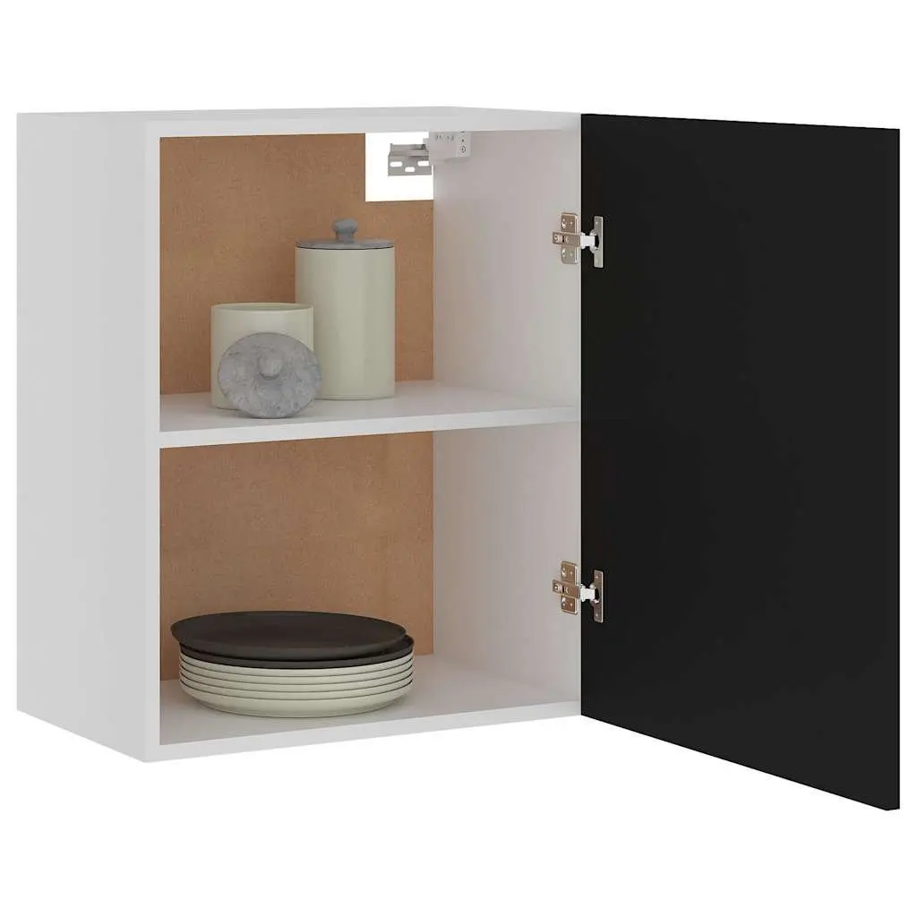 Wall Mount Black Kitchen Storage Cabinet