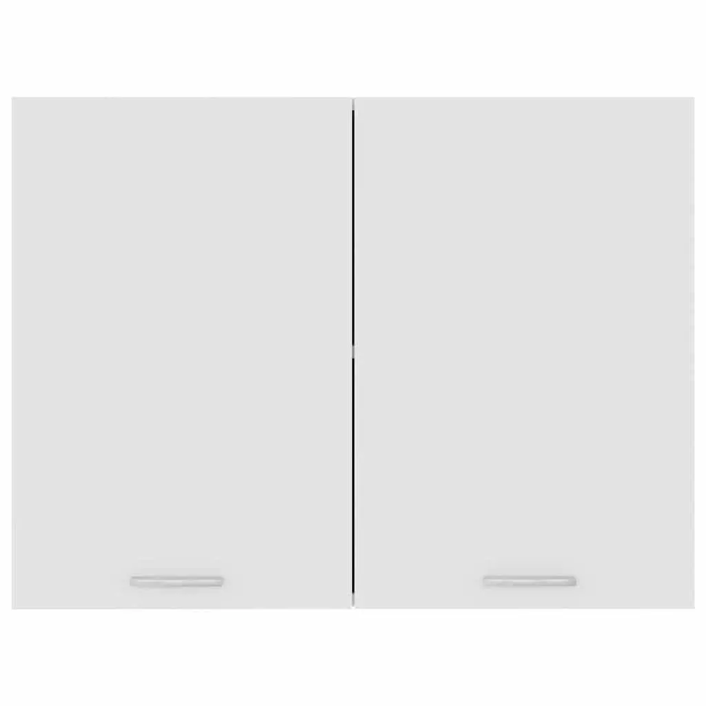 White Hanging Kitchen Cabinet with 2 Shelves