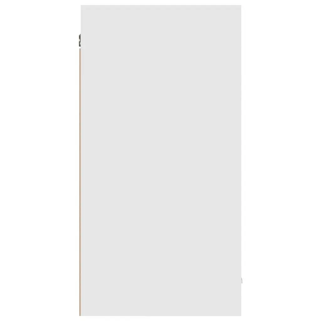 White Hanging Kitchen Cabinet with 2 Shelves