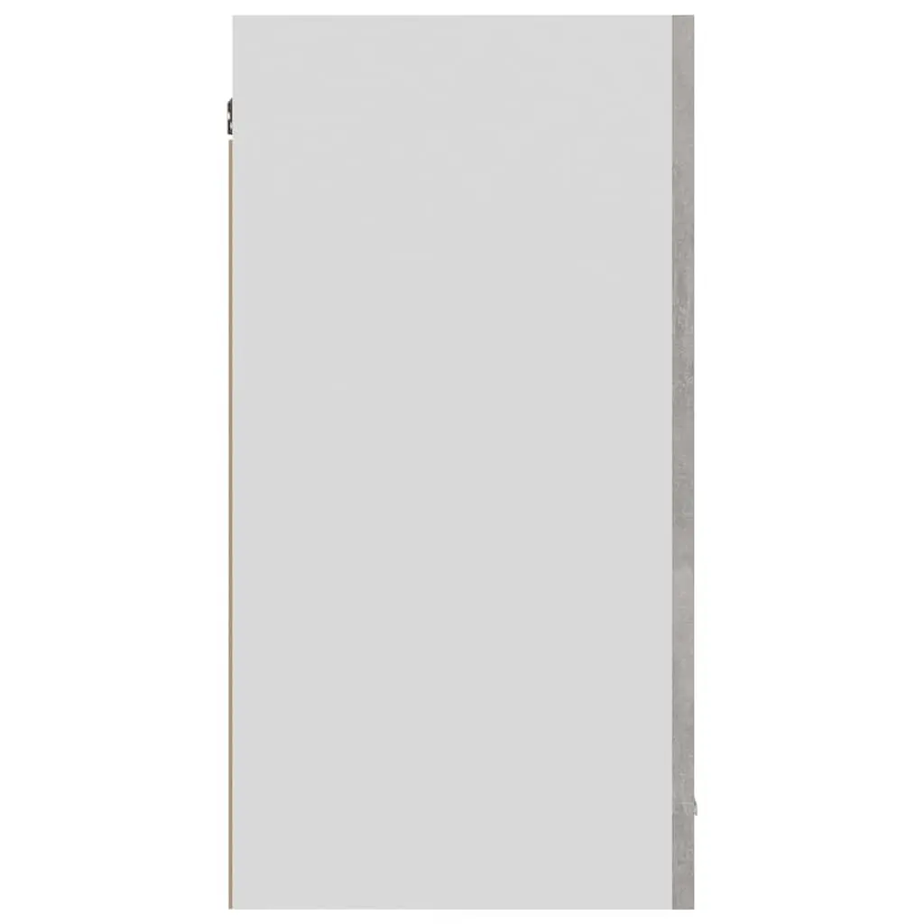 Grey Hanging Kitchen Cabinet with Two Doors