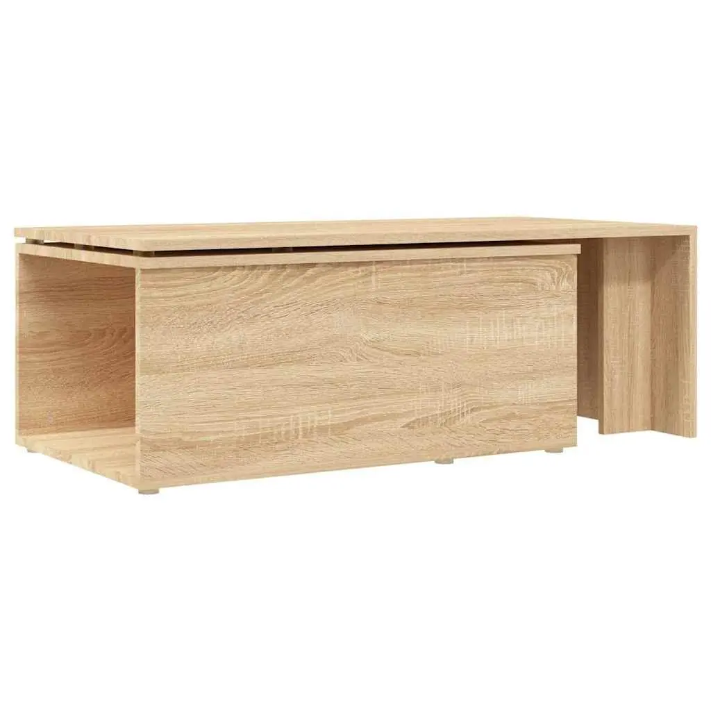 Brown Engineered Wood Coffee Table for Living Room