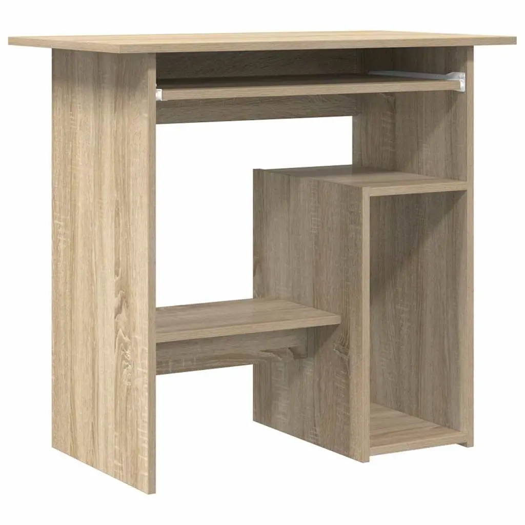 Desk Engineered Wood 80x45x74 cm Brown