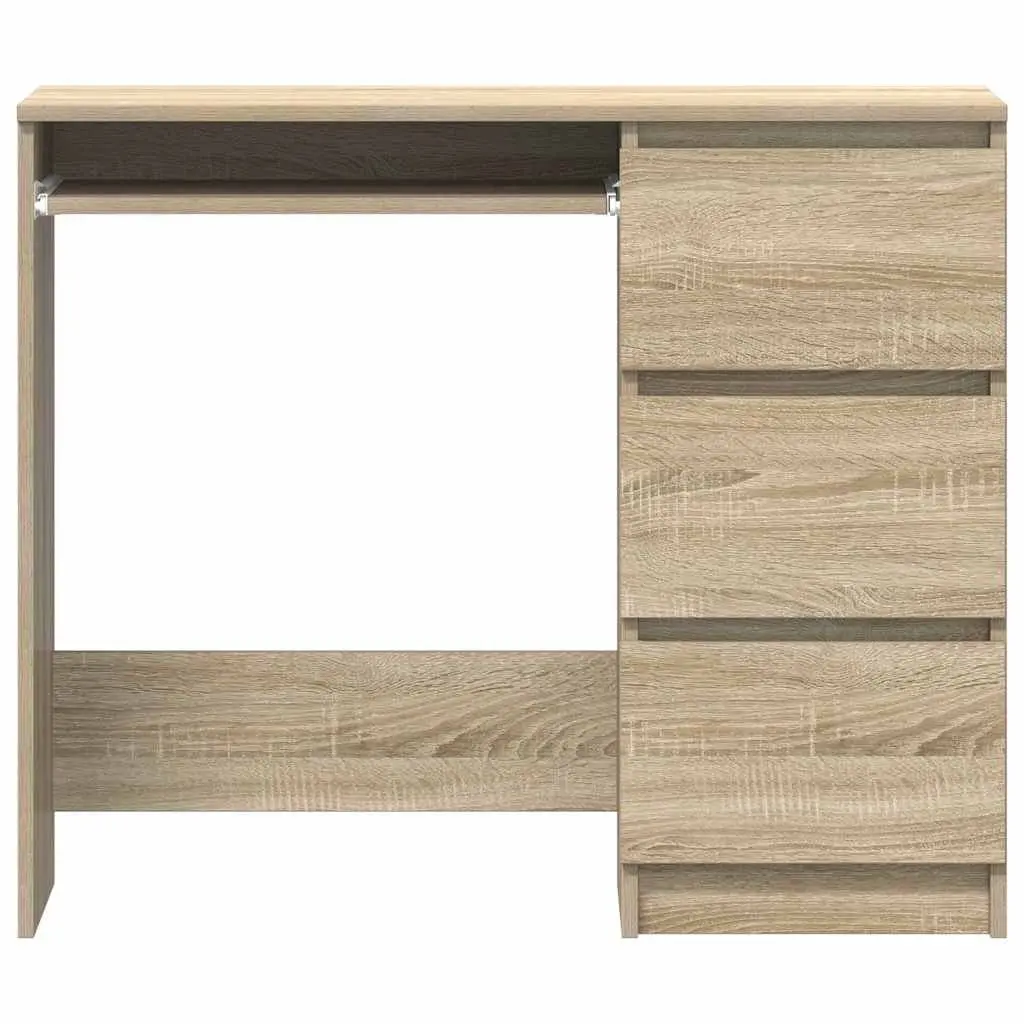 Engineered Wood Desk 90x45x76cm Brown
