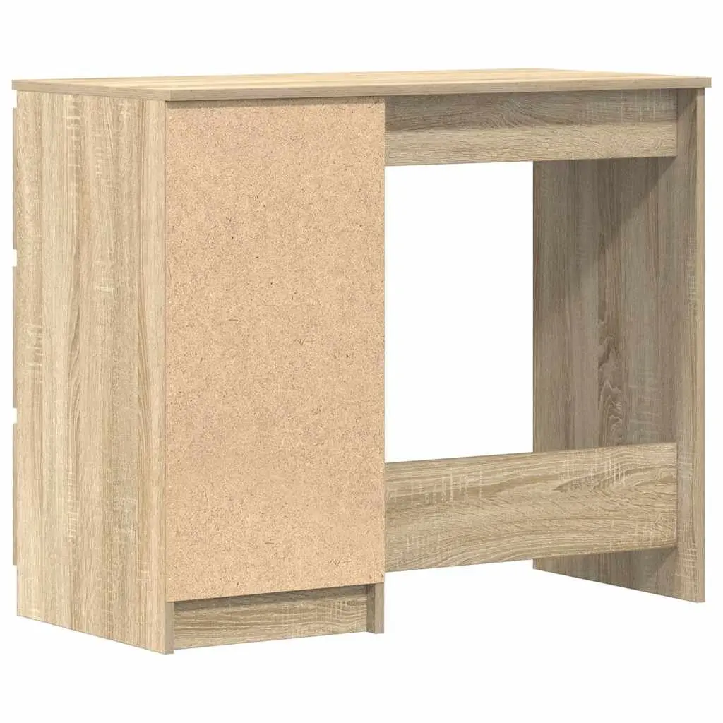 Engineered Wood Desk 90x45x76cm Brown