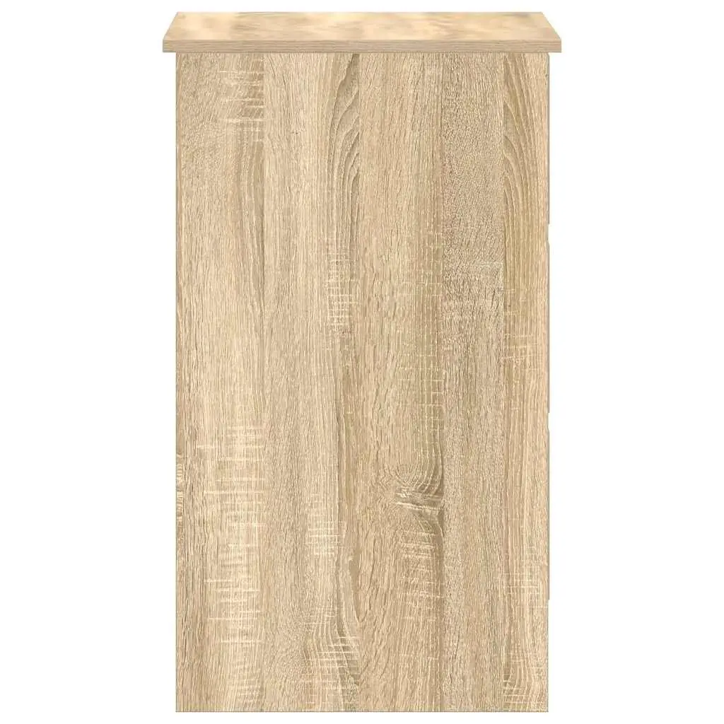 Engineered Wood Desk 90x45x76cm Brown