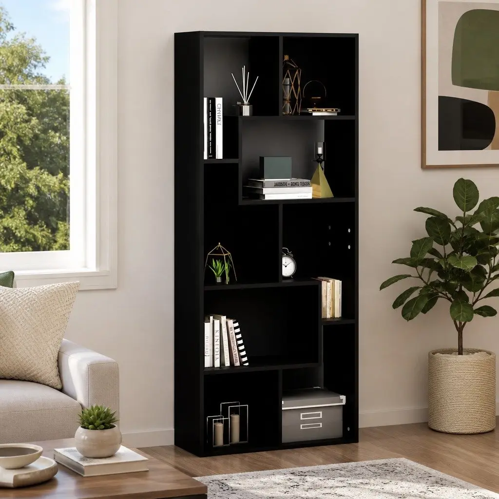 Black Book Cabinet for Organized Storage