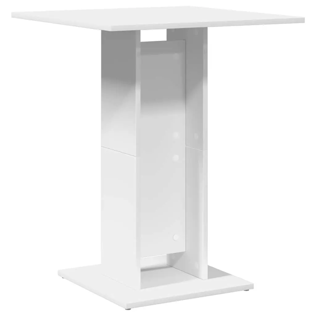 White Bistro Table 60x60x75 cm for Dining