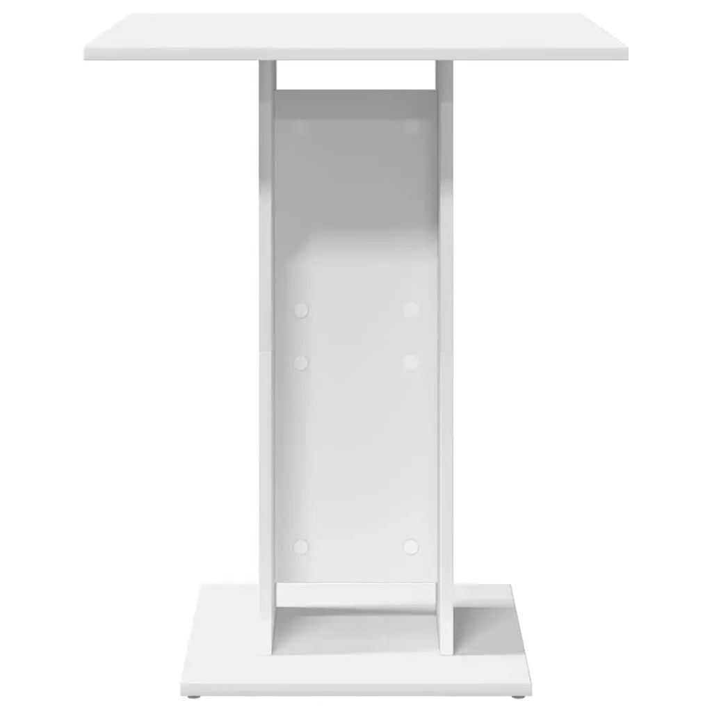 White Bistro Table 60x60x75 cm for Dining