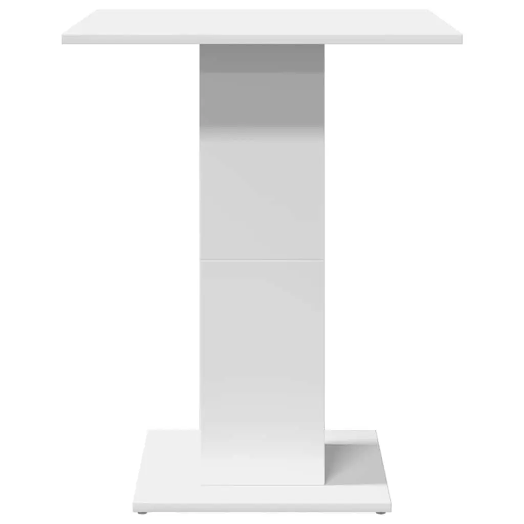 White Bistro Table 60x60x75 cm for Dining